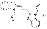 3,3'-DIALLYLTHIOCARBOCYANINE BROMIDE Struktur