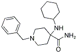 1-BENZYL-4-CYCLOHEXYLAMINO-4-PIPERIDINECARBOXAMIDE Struktur