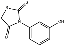 3-(3-HYDROXYPHENYL)-2-THIOXO-1,3-THIAZOLIDIN-4-ONE Struktur