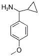 1-CYCLOPROPYL-1-(4-METHOXYPHENYL)METHANAMINE Struktur