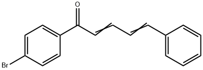 (2E,4E)-1-(4-BROMOPHENYL)-5-PHENYLPENTA-2,4-DIEN-1-ONE Struktur