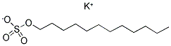 POTASSIUM LAURYL SULFATE Struktur
