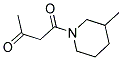 1-ACETOACETYL-3-METHYLPIPERIDINE Struktur