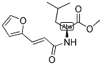 3-(2-FURYL)ACRYLOYL-L-LEUCINE METHYL ESTER Struktur