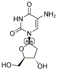 5-AMINO-2'-DEOXYURIDINE Struktur