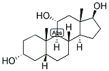 5-BETA-ANDROSTAN-3-ALPHA, 11-ALPHA, 17-BETA-TRIOL Struktur