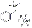 BENZYLTRIMETHYLAMMONIUM HEXAFLUOROANTIMONATE Struktur