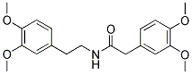 HOMOVERATROYLHOMOVERATRYLAMINE Struktur