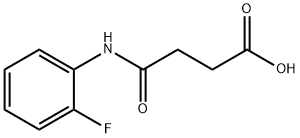 4-[(2-FLUOROPHENYL)AMINO]-4-OXOBUTANOIC ACID Struktur