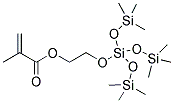 METHACRYLOXYETHOXY TRIS(TRIMETHYLSILOXY)SILANE Struktur