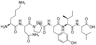 LYS-ASN-PRO-TYR-ILE-LEU Struktur