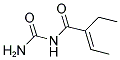 1-(2-ETHYLCROTONOYL)UREA Struktur