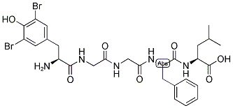 (3,5-DIBROMO-TYR1)-LEU-ENKEPHALIN Struktur