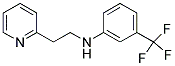 (2-PYRIDIN-2-YL-ETHYL)-(3-TRIFLUOROMETHYL-PHENYL)-AMINE Struktur