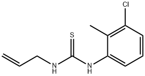 N-ALLYL-N'-(3-CHLORO-2-METHYLPHENYL)THIOUREA Struktur