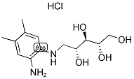 6-D-RIBITYLAMINO-3,4-DIMETHYL-1-AMINOBENZENE HCL Struktur