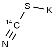 POTASSIUM THIOCYANATE, [14C] Struktur