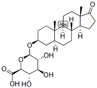 5-ALPHA-ANDROSTAN-3-BETA-OL-17-ONE GLUCOSIDURONATE Struktur