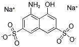 4-AMINO-5-HYDROXY-2,7-NAPHTHALENEDISULFONIC ACID DISODIUM SALT Struktur