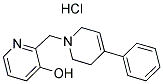 2-(4-PHENYL-1,2,3,6-TETRAHYDRO-1-PYRIDINYLMETHYL)-3-PYRIDINOL HYDROCHLORIDE Struktur