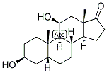 5-BETA-ANDROSTAN-3-BETA, 11-BETA-DIOL-17-ONE Struktur