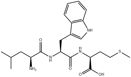 H-LEU-TRP-MET-OH Struktur