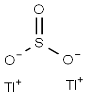 THALLIUM SULFITE Struktur