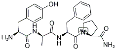 (D-ALA2)-BETA-CASOMORPHIN (1-4) AMIDE (BOVINE) Struktur