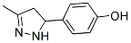 4-(3-METHYL-2-PYRAZOLIN-5-YL)PHENOL Struktur