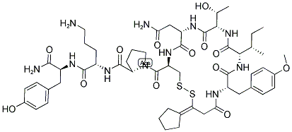 PMP-TYR(ME)-ILE-THR-ASN-CYS-PRO-ORN-TYR-NH2 Struktur