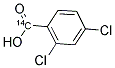 2,4 DICHLOROBENZOIC ACID, [CARBOXYL-14C] Struktur