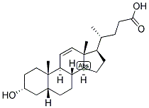 11,(5-BETA)-CHOLENIC ACID-3-ALPHA-OL Struktur