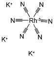 RHODIUM POTASSIUM CYANIDE Struktur