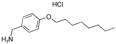 P-OCTYLOXYBENZYLAMINE HYDROCHLORIDE Struktur