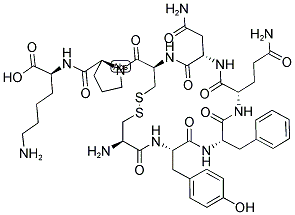 CYS-TYR-PHE-GLN-ASN-CYS-PRO-LYS Struktur