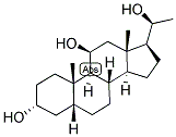 3-ALPHA,11-BETA,20-BETA-TRIHYDROXY-5-BETA-PREGNANE Struktur