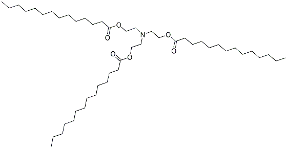 TRIETHANOLAMINE MYRISTATE Struktur