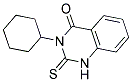 3-CYCLOHEXYL-2-THIOXO-2,3-DIHYDROQUINAZOLIN-4(1H)-ONE Struktur