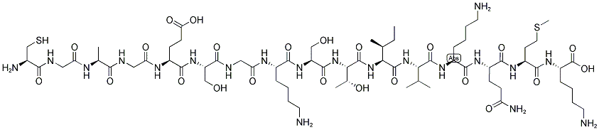 CYS-GLY-ALA-GLY-GLU-SER-GLY-LYS-SER-THR-ILE-VAL-LYS-GLN-MET-LYS Struktur
