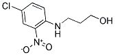 3-[(4-CHLORO-2-NITROPHENYL)AMINO]PROPAN-1-OL Struktur