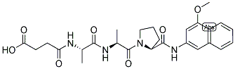 SUC-ALA-ALA-PRO-4M-BETANA Struktur