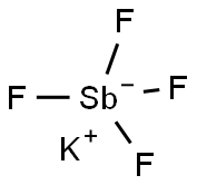 POTASSIUM TETRAFLUOROANTIMONATE Struktur