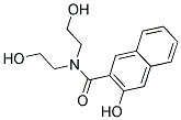 2-HYDROXY-3-NAPHTHOIC ACID DIETHANOLAMIDE Struktur