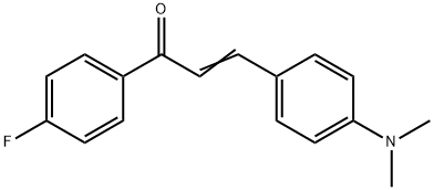 4-(DIMETHYLAMINO)-4'-FLUOROCHALCONE Struktur