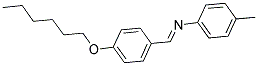 P-HEXYLOXYBENZYLIDENE P-TOLUIDINE Struktur