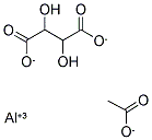 ALUMINUM ACETOTARTRATE Struktur