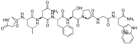 CRUSTACEAN ERYTHROPHORE CONCENTRATING HORMONE Struktur