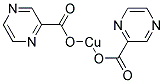 2-PYRAZINECARBOXYLIC ACID, COPPER(II) SALT Struktur