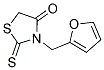 3-FURAN-2-YLMETHYL-2-THIOXO-THIAZOLIDIN-4-ONE Struktur