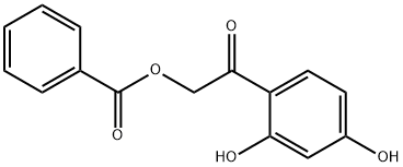 OMEGA-BENZOYLOXY RESACETOPHENONE Struktur